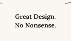 An example of a simple website design - a web design trend to follow